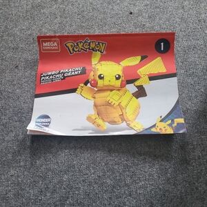 Mega Construx Pikachu Building Set - Yellow. Incomplete